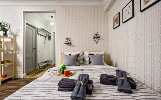 Апартаменты Belorusskaya railway station cozy apartment with parking