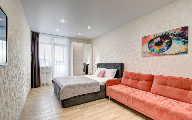 Uyutnye MorskayaSimfonya-2 S Vidom Na More Balkonom Vannoi Basseinom Na Territorii ZhK Apartments