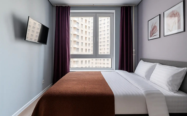 Квартира MaxRealty24 Новая студия рядом с метро Стрешнево