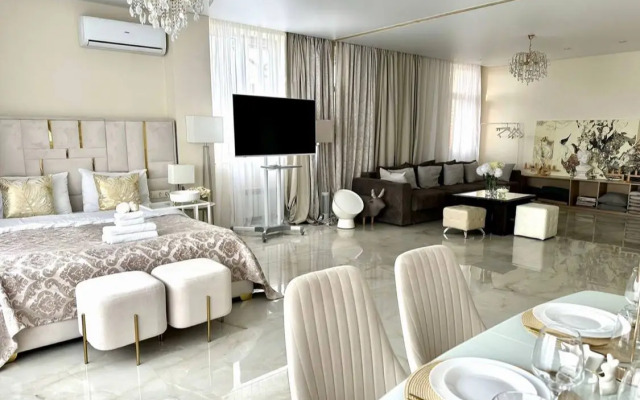 Апартаменты Атмосфера Комфорта Студия Пентхаус с Террасой