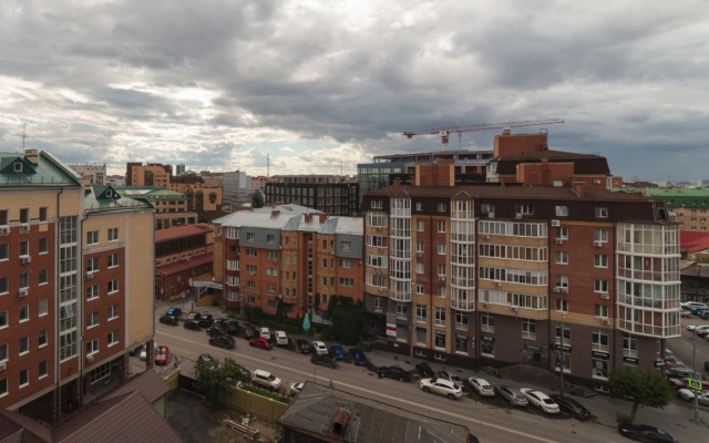 Апартаменты с видом на город и ванной