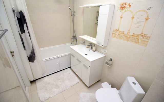 Dvukhkomnatnye S Dizaynerskim Remontom V Zhk Shakhristan Apartments