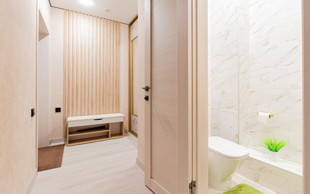 Апартаменты Стильная Евротрешка с Ретро-Проигрывателем