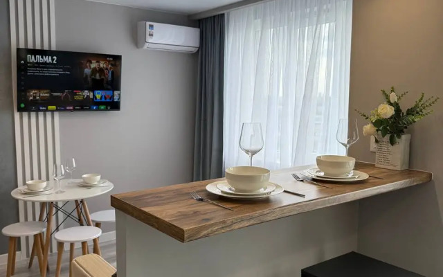 Квартира Студия с Красивым Видом Из Окна от Dimdom. Отчётные Документы