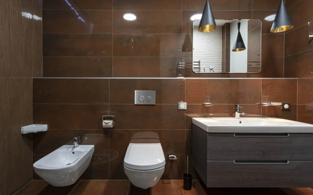 Roskoshnaya dvukhurovnevaya kvartira s sobstvennoy terrasoy Flat