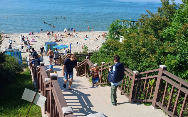 Апартаменты Уютная студия в шаге от пляжа