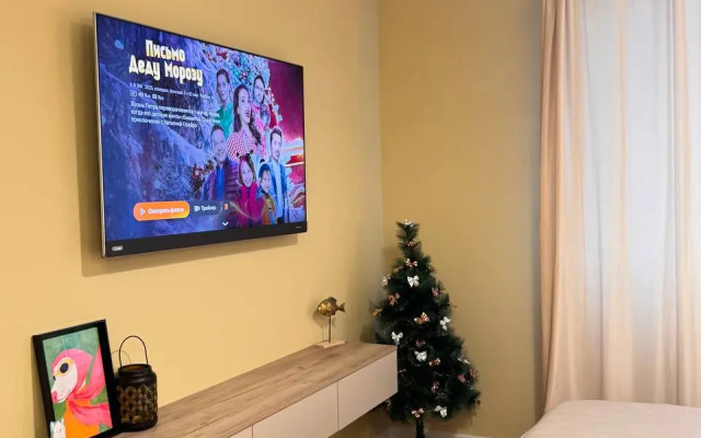 Квартира студия с лоджией и видом на лесной массив