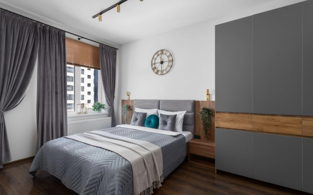 Квартира Делюкс с Балконом и Видом на Город Moderna Flat Status — фото 3