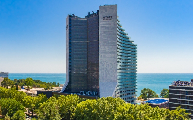 Karat Hyatt s 2 spalnyami i vidom na more Apartments