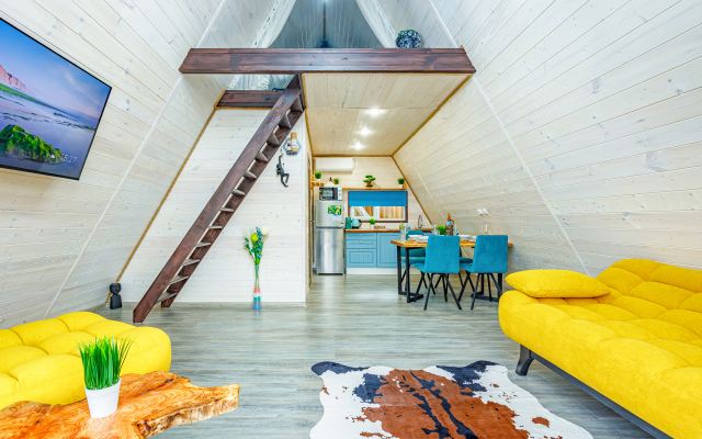 Dizaynerskiy relax A-Frame Private house