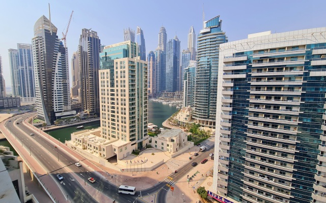 Marco Polo - 1BR with Marina Views Near Metro & Marina Mall Apartments