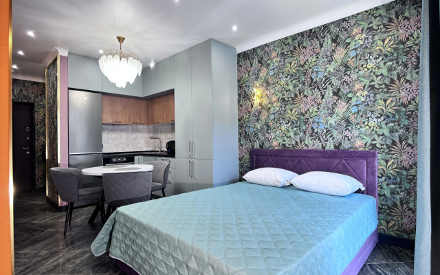 Апартаменты студия с балконом в центре Сочи