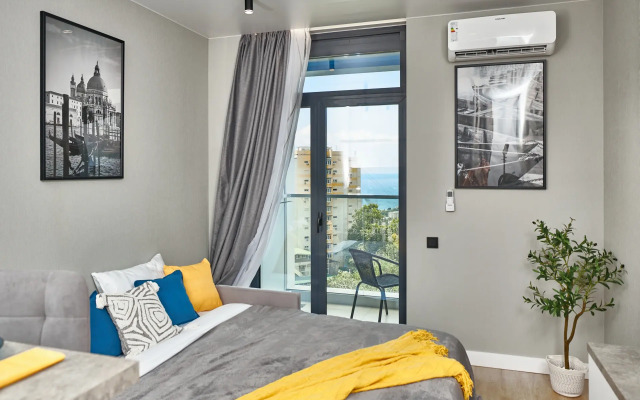 Квартира Уютная Студия с прямым видом на море