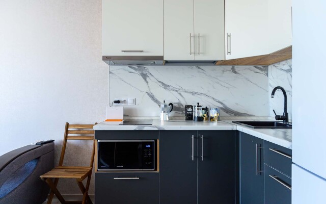 V tsentre Sochi dlya 3 gostey ZHK Sokol S Vidom Na More Apartment