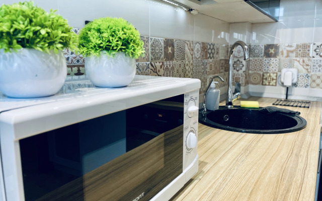 Квартира Стильная Евродвушка для семейного отдыха