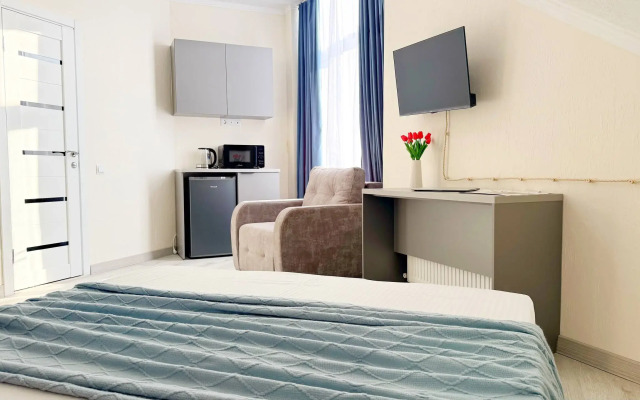 Апартаменты около пляжа, вид на море