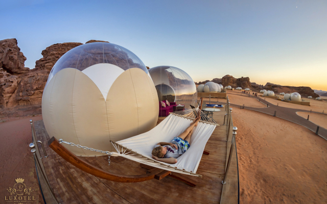 Wadi Rum Bubble Luxotel - Campsite