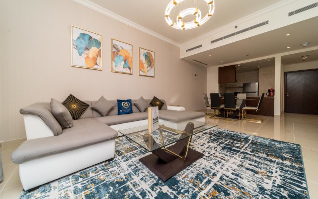 GLOBALSTAY apartments by the sea on Palm Jumeirah with a private beach