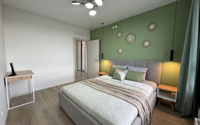 Апартаменты Ассорти с Видом на Закат и Ночные Огни Города