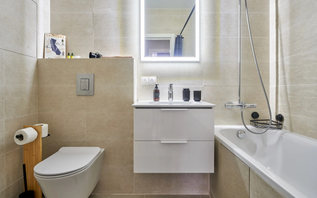 Квартира с двумя спальнями Новоданиловская 8