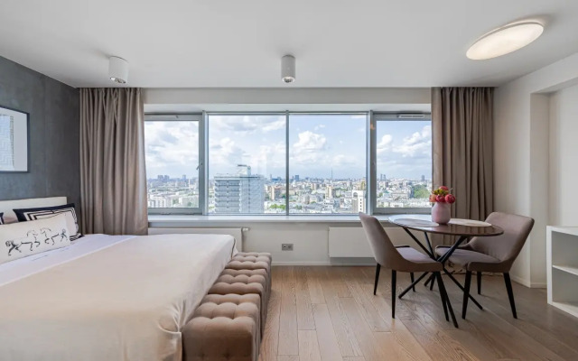 Апартаменты Нежная видовая студия Smart Host