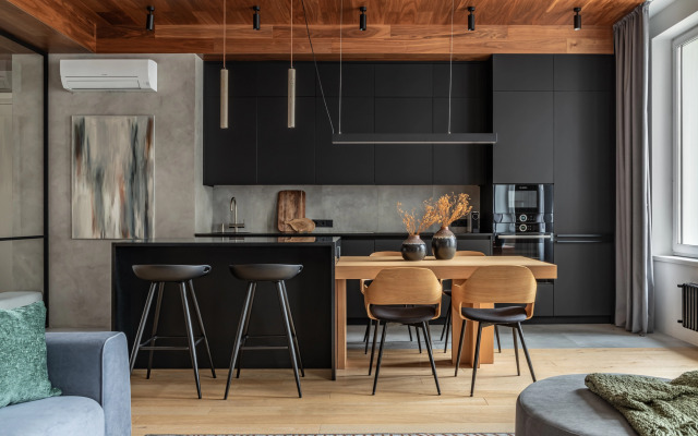 Квартира Moscow Deluxe Apartments ВДНХ Family Suite