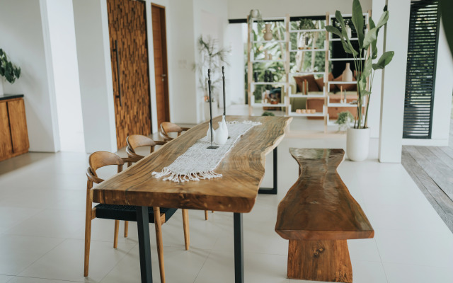 Вилла Новая, вид на тропики, огромный бассейн, Akia Ubud