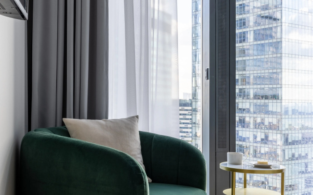 Квартира GM Apartments Суперсовременная Видовая Квартира в Neva Towers