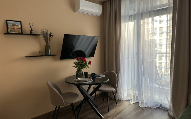 Апартаменты Уютные Современные с Балконом в ЖК Кислород (169)