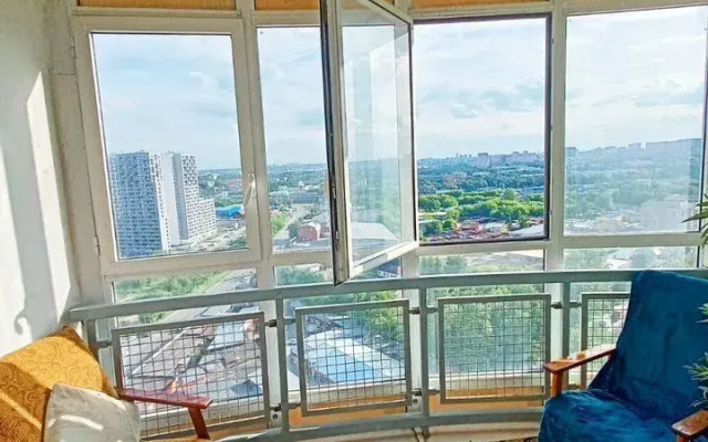 Квартира Уютнaя Светлая на Высоком 21 Этаже