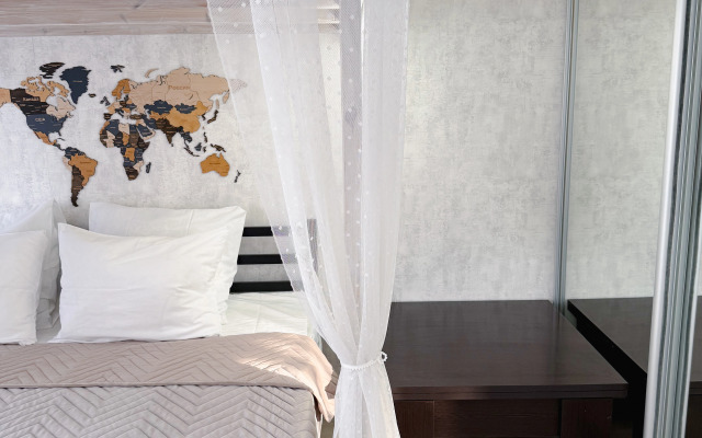 Квартира Двухэтажная 4-спальная кровать возле метро