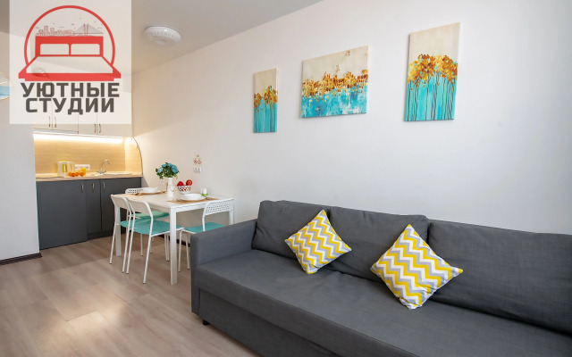 Уютная студия 5 на улице Фастовская