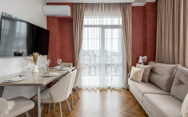 Апартаменты Red Apartments Арт Лайт Лерой