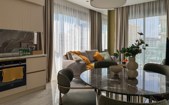 Апартаменты 1+1 Qoople Excellence B19 в 100 м от  моря