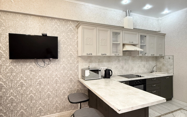 Квартира с дизайнерским ремонтом и красивым видом на город