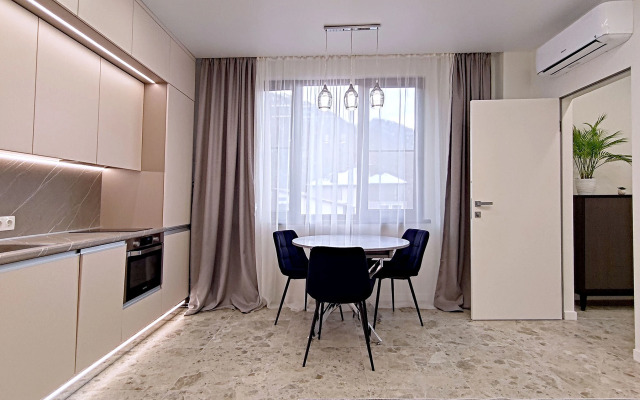 Апартаменты двухкомнатные Панорамный вид на горы