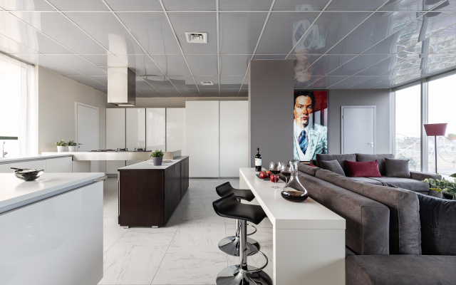 Апартаменты Minin Apartments двухуровневые с видовой Террасой 200 кв.м.
