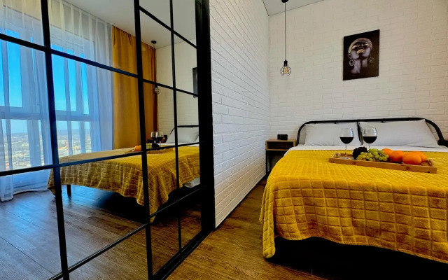 Квартира Современная 1 комнатная, 4 спальных места