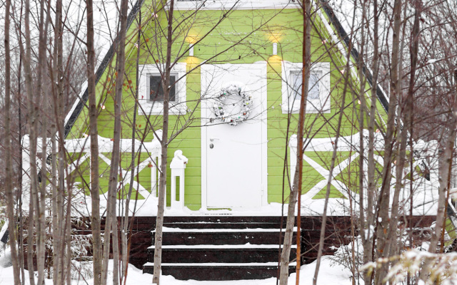 Глэмпинг А у реки