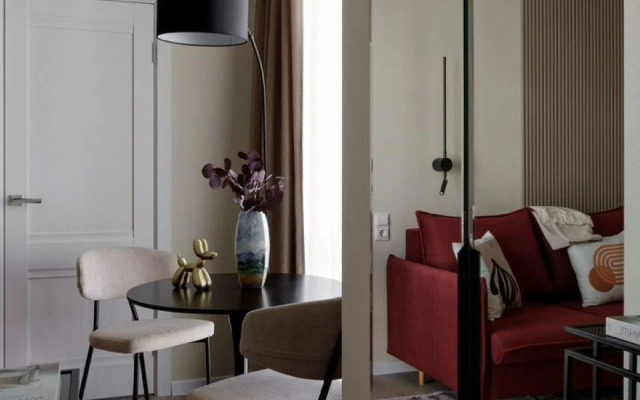 Квартира двухкомнaтная с дизaйнepcким рeмoнтoм