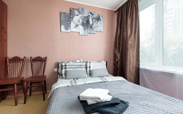 Квартира Однокомнатная метро Марьино на 4 человека