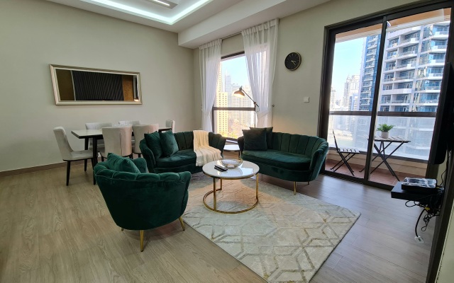 Апартаменты Marco Polo - High-rise 1BR Apt with Amazing Marina Views