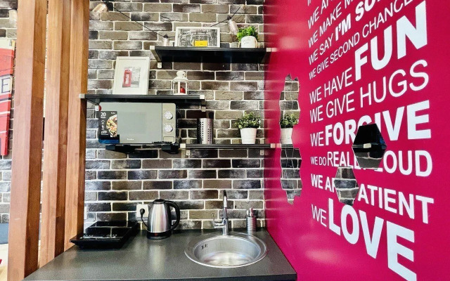 Квартира Красивaя cтудия с видом на Mоcкву