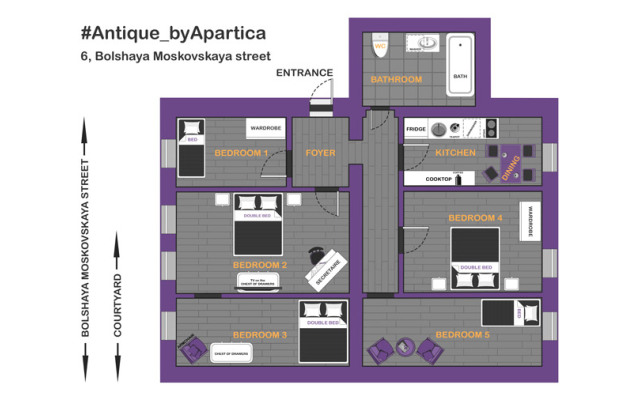 Апартаменты Antique byApartica