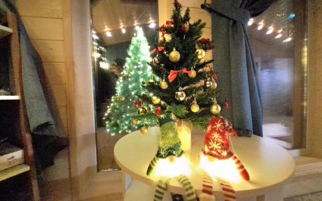 Частный дом для отдыха с гриль-мангалом, костровой и батутом