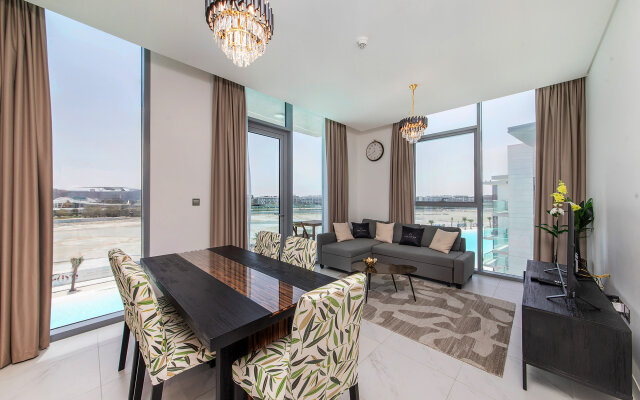 Апартаменты Amazing 1BR with Lagoon view at District One