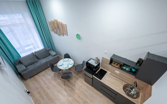 Апартаменты Двухуровневая Студия на Коломенской