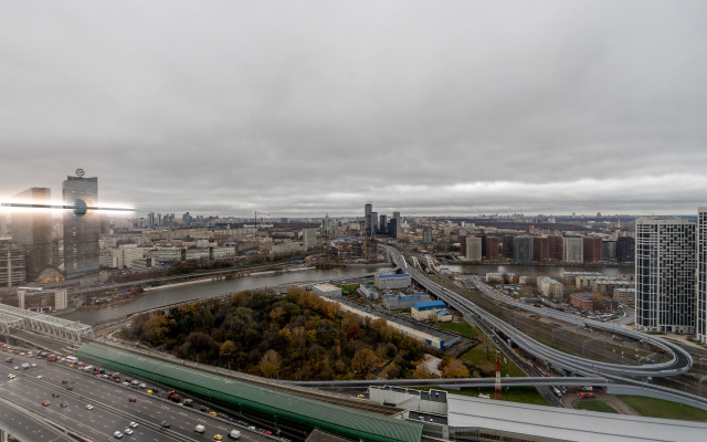 Апартаменты с видом на город Москва и реку