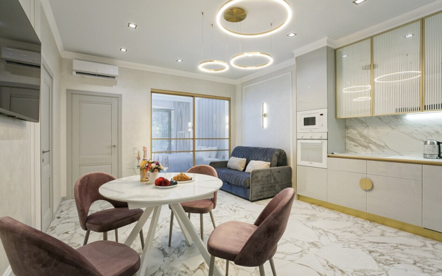 Квартира Просторная с двумя спальнями в Приморском парке