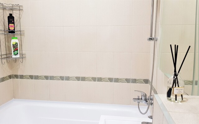 1-комн. апартаменты в ЖК "Новин" с большой кроватью